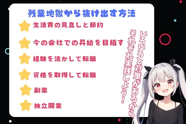 残業地獄から脱却する方法